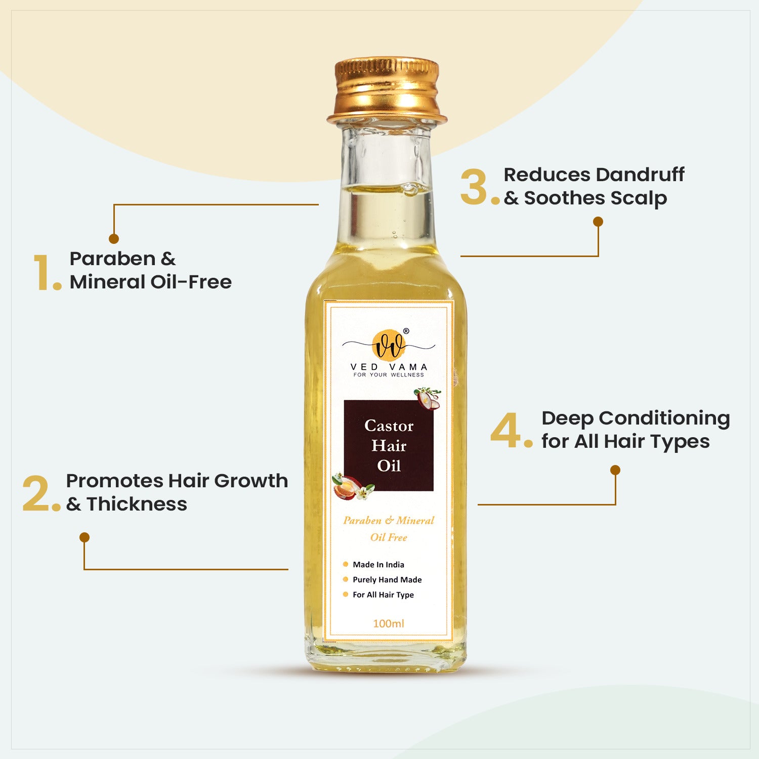 Ved Vama Castor Hair Oil