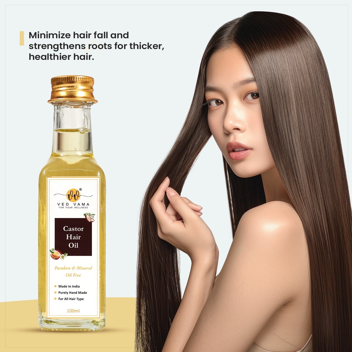 Ved Vama Castor Hair Oil