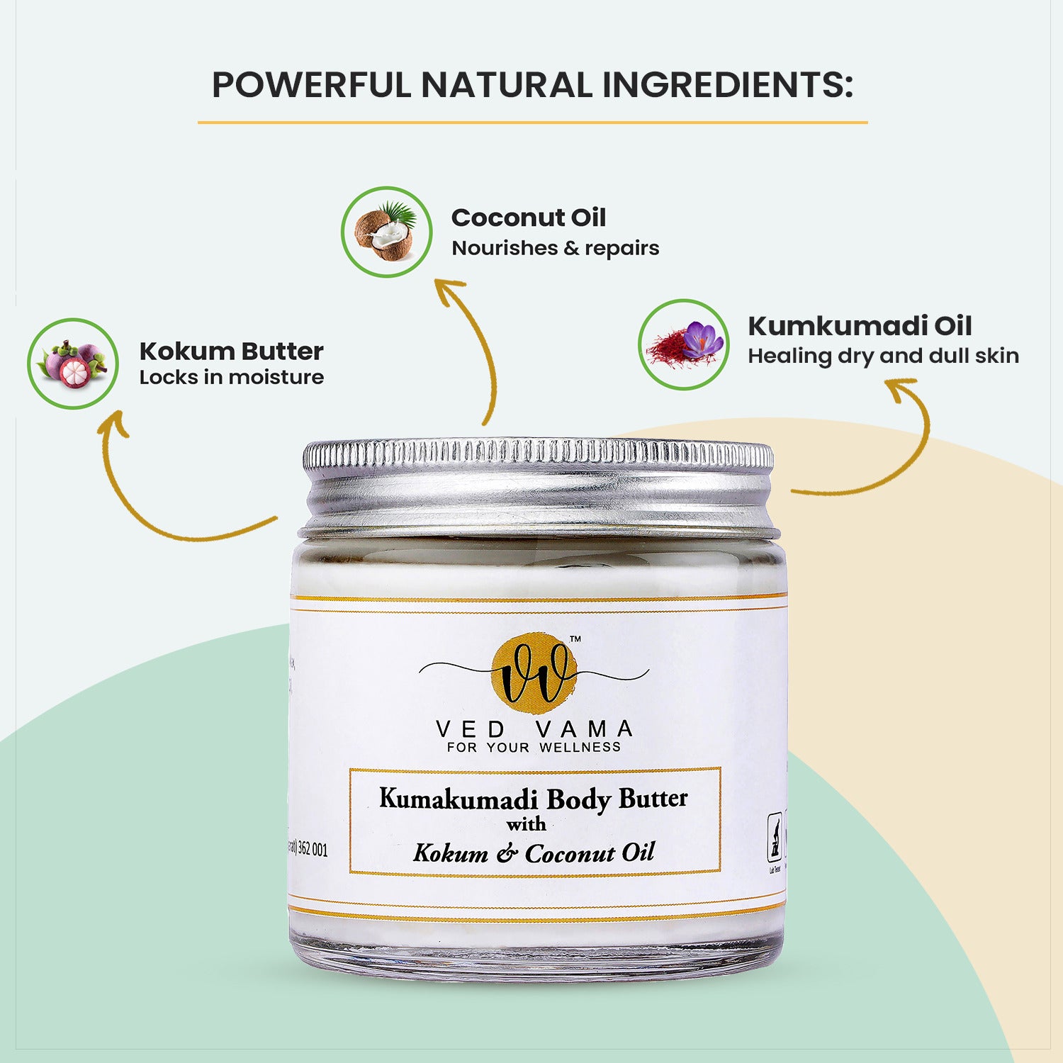 Ved Vama Kumkumadi Body Butter