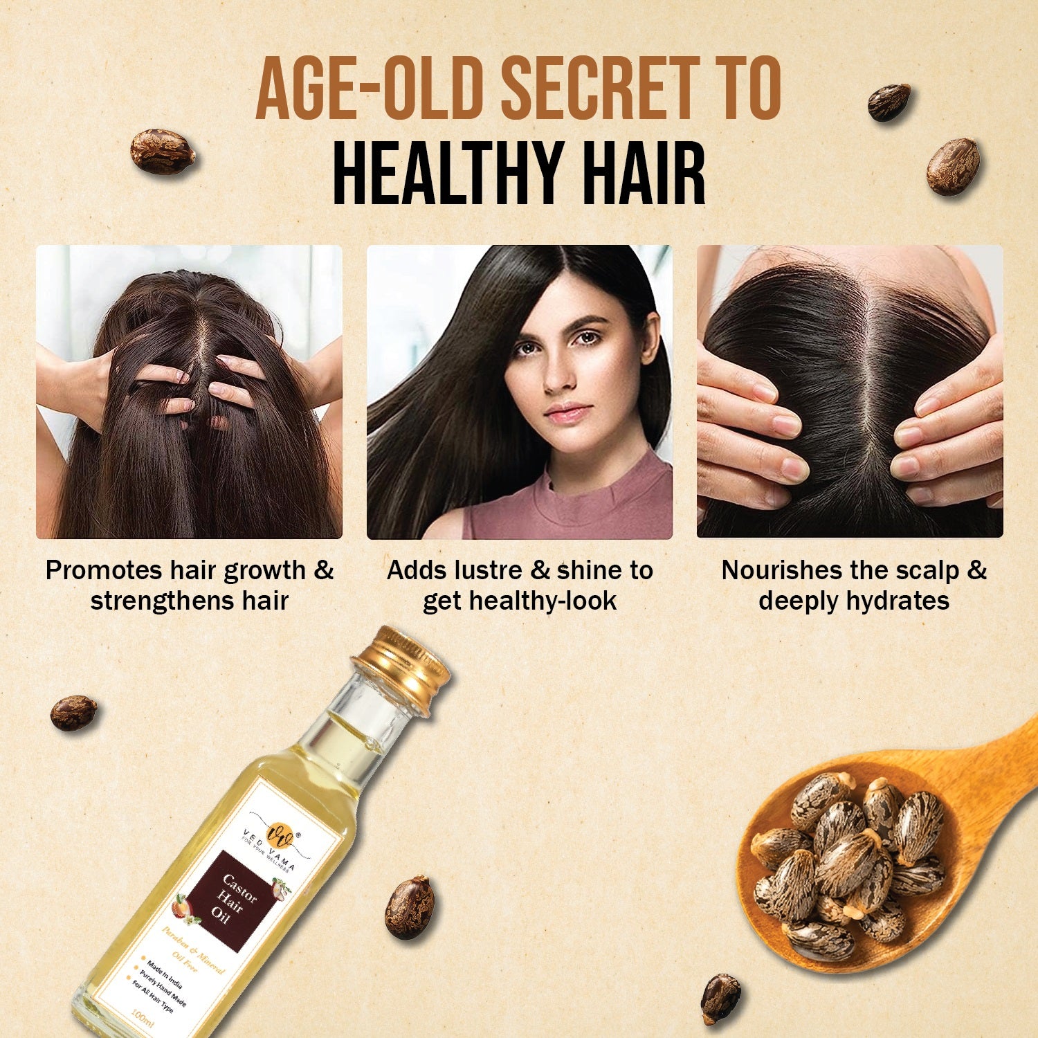 Ved Vama Castor Hair Oil