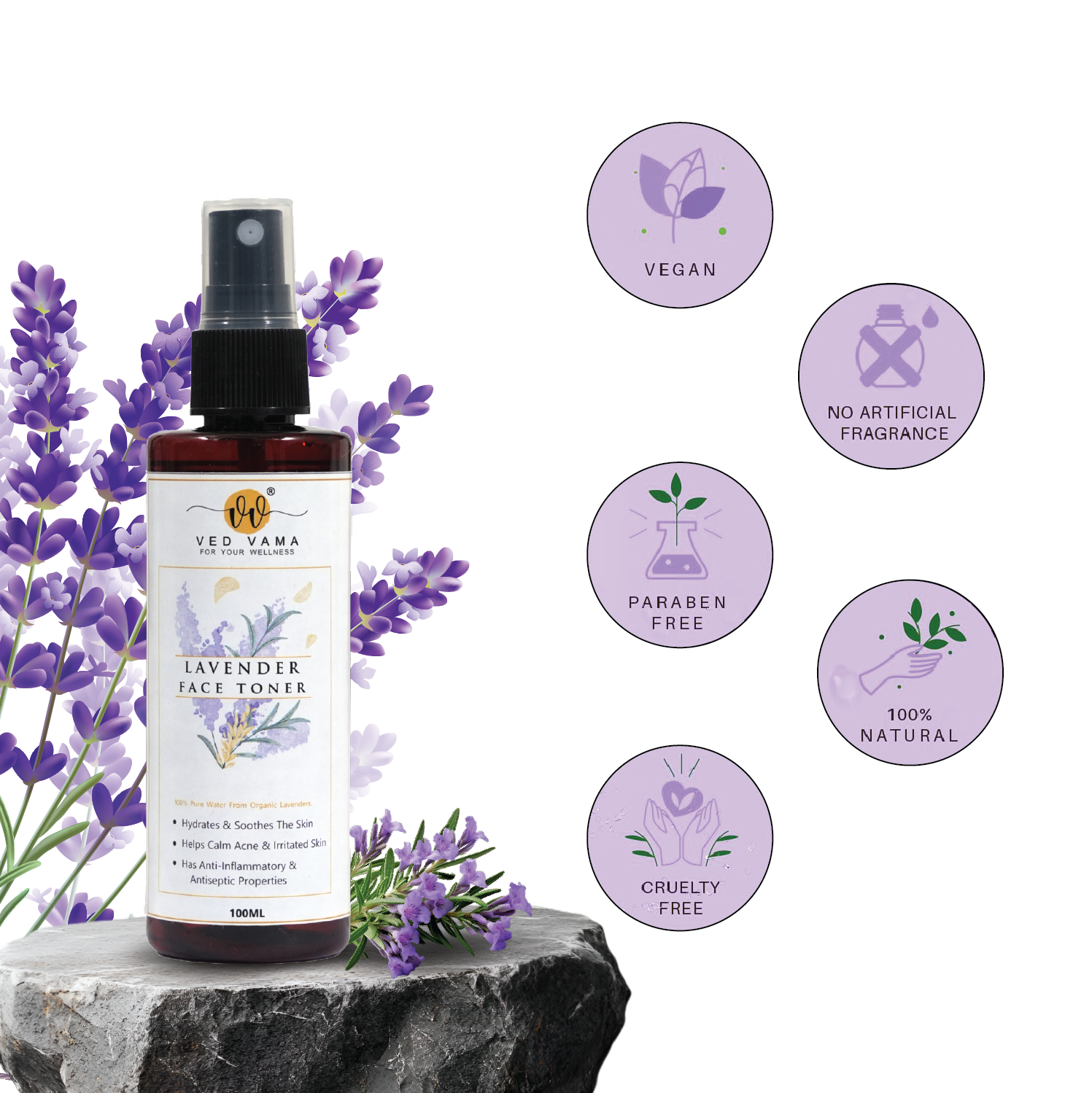 Ved Vama Lavender Face Toner
