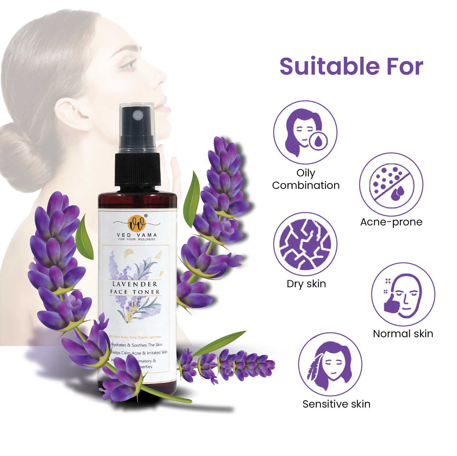 Ved Vama Lavender Face Toner