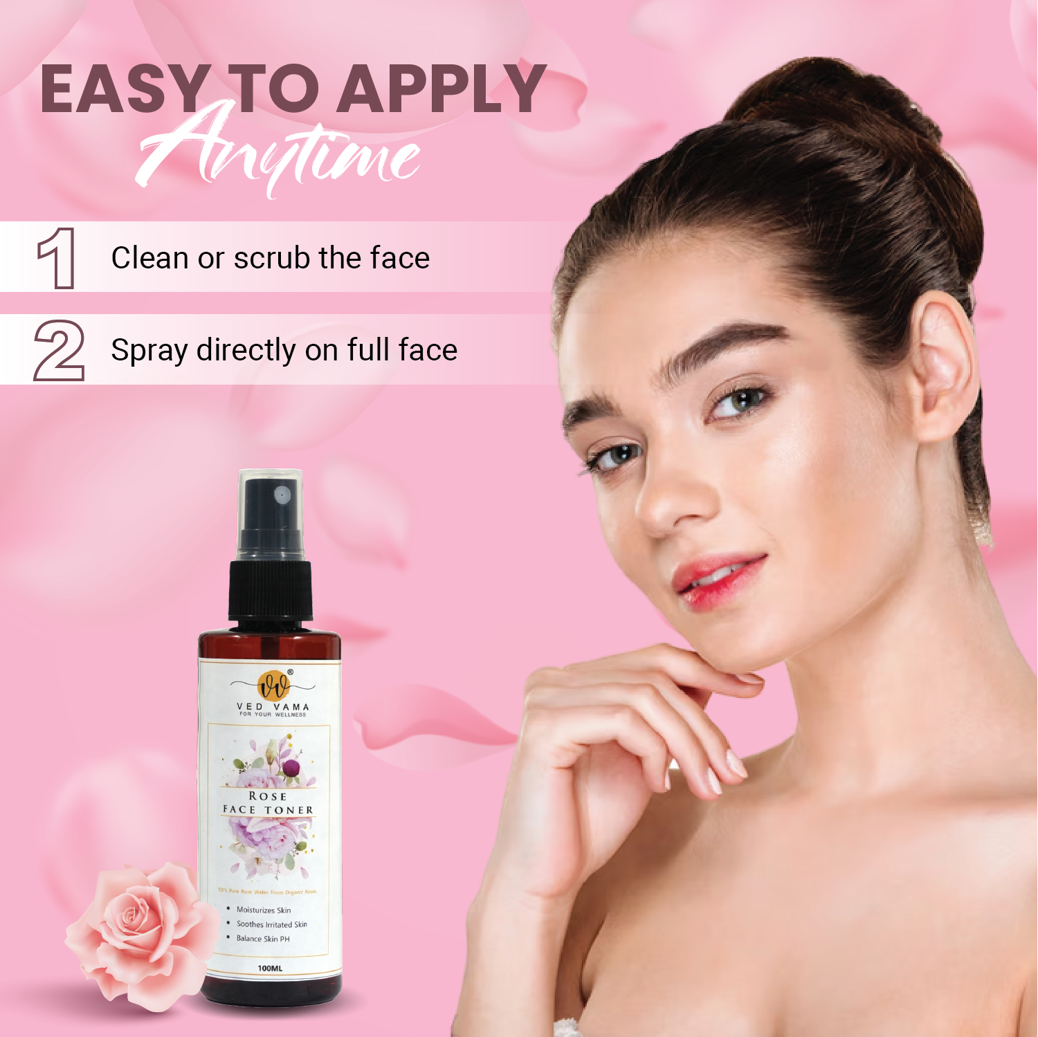 Ved Vama Rose Face Toner