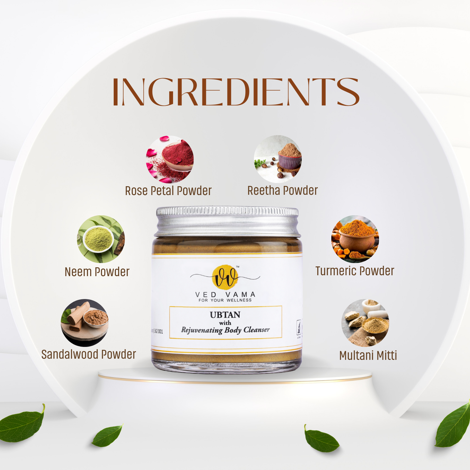 Ved Vama Ubtan Body Cleanser