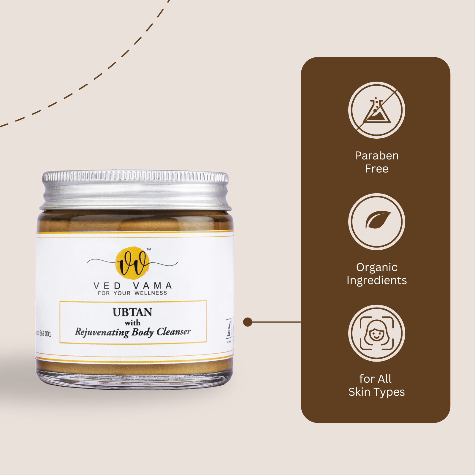 Ved Vama Ubtan Body Cleanser